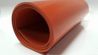 .125" 12" x 12" Silicone Rubber Sheets 60A Medium Hardness