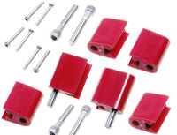 Taylor Cable 42726 Red Vertical Mounting Bracket for Clamp Style Wire Separators