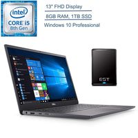 2020 Dell Vostro 13 5390 13" FHD Business Laptop Computer, Intel Quad-Core i5-8265U up to 3.9 GHz, 8GB RAM, 1TB SSD, 802.11ac WiFi, HDMI, Windows 10 Professional+ EST 500GB External Hard Drive