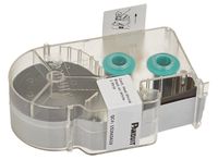 Panduit H000X064H1C P1 Cassette Continuous Heatshrink Tubing Label, Polyolefin, White