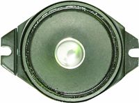 MIYAKO Classic Car Double Magnet Tweeter 80 Watt 6 ohms Replacement for Bent Oval Basket (1 Pair) (SW-19S)