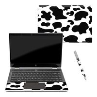 Mightyskins Skin Compatible with Hp Pavilion X360 14" (2018) - Cow Print | Protective, Durable, and Unique Vinyl Decal Wrap Cover | Easy to Apply, Remove, and Change Styles | Made in The USA