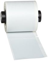Brady PTL-37-486 TLS 2200 and TLS PC Link 3" Width x 1.9" Height, B-486 Ultra Aggressive Metallized Polyester, Matte Finish Silver BradyBondz Label (100 per Roll)