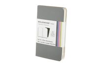 Moleskine Volant Notebook (Set of 2), Extra Small, Plain, Slate Grey, Payne's Grey, Soft Cover (2.5 x 4)