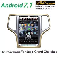 10.4" Android 7.1 （2+32） GB Car Stereo Radio GPS Navigation for Jeep Grand Cherokee WiFi 2013-2017