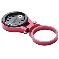 Dymoece Adjustable Out Front Combo Computer Mount,Bicycle Extended Mount，Bike Stem Top Cap Mount for Wahoo Elemnt,Elemnt Bolt,Elemnt Mini,Gopro Camera and Bike Lights (Stem-Adjustable-Red)
