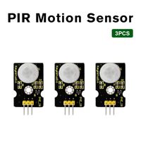 KEYESTUDIO 3 PCS PIR Motion Sensor for Arduino Pyroelectric IR Motion Sensor for Human Body Motion