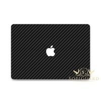 SopiGuard Black Carbon Fiber Precision Edge-to-Edge Coverage Vinyl Skin for Apple MacBook Air 13