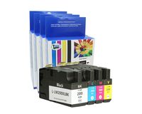 Cool Toner Compatible Ink Cartridge Replacement for Lexmark 200XL (Black, Cyan, Magenta, Yellow, 4-Pack)