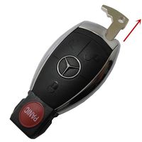 Horande 4 Button Replacement Keyless Entry Remote Control Key Fob Cover fit for Mercedes Benz W203 W210 W211 AMG W204 C E S CLS CLK CLA SLK Classe Key Fob Case Shell