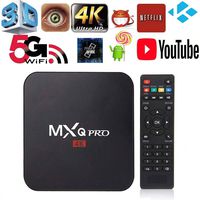 MXQ pro 4K Android TV Box Ram 2GB ROM 16GB Android 7.1 4K HD 3D 2.4G WiFi H3 Quad Core Media Player Support 5G Network
