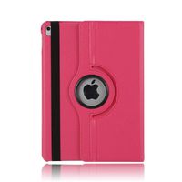 FuriGer Case for iPad Air 2, Smart Slim Case 360 Degree Rotating Case with Smart Stand Cover Auto Sleep/Wake Function for iPad 6 (9.7 inch) -Hot Pink