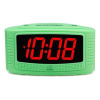 DreamSky Digital Alarm Clock with Snooze, 1.2 Inch Clear Led Digit Display with Dimmer, Simple Operate, Plug in Clock for Bedroom.