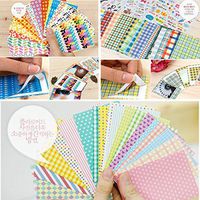 60 Sheets Scandinavian/Fabric/Pastel color Pattern For Mini Film FujiFilm Instax Mini 8 9 7s 25 50s 90 Sticker Borders