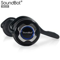 SoundBot SB220 Bluetooth Noise-Reduction Stereo Headphone for Music Stream & HandsFree Calling w/ 20 hrs Extended Talk and Playback Time, 400 hrs Standby time, Built-in Mic, A2DP, AVRCP, Chrome