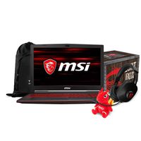 MSI GL63 8RD-067 15.6" Gaming Laptop - Intel Core i7-8750H, GTX1050TI, 16GB DDR4, 128GB SSD+1TB, Win10 + Gaming Bundle