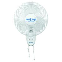 Hurricane 736500 Supreme Series Wall Fan, 12"-White