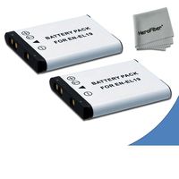 2 High Capacity Replacement Nikon EN-EL19 Batteries for Nikon Coolpix S32, S100, S3100, S3200, S3300, S3500, S4100, S4200, S4300, S5200, S5300, S6400, S6500, S6800 Digital Cameras