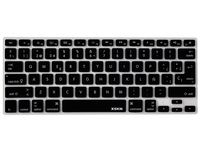 XSKN Spanish Language Silicone Keyboard Skin Cover for Macbook Air 13 & Macbook Pro 13 15 17 inch (US& European ISO Keyboard) (Black)
