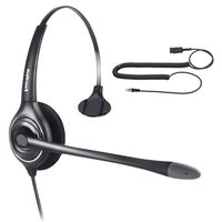 VoiceJoy Professional Cisco Headset with Sound Noise Cancellation and RJ9 Quick Disconnect Cord Monaural Call Center Headset ONLY for Cisco Phone Models 8821,7975,7945, 8841 8851 8861 8941 8945 etc