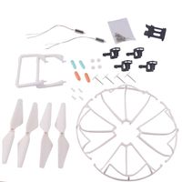 YouCute Spare Part Kit for U42 U42W U42WH Udi U45 U45W CW4 Rc Quadcopter Drone Blade Gear Lading Gear Motor Frame Gear(White Large)