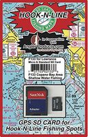 Hook N Line Copano Bay Wade/Kayak Fishing GPS Map SD Card with Fishing Hotspot Locations - Lowrance