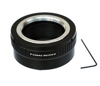 Fotasy Adjustable M42 Lens to Canon EF-M Mount Adapter, M42 EFM, M42 EOS M Adapter, EFM M42 Lens, fit 42mm Screw Mount Len & Canon EF M Mirrorless Cameras M1 M2 M3 M5 M6 M6 Mark II M10 M50 M100 M200