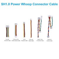 BETAFPV 6pcs SH1.0 Power Whoop Connector Cable Set for 4S F405 FC 12A ESC Whoop Drone Beta85X Brushless Cine Whoop