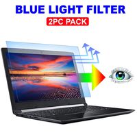 AyaWico 2PC Pack 15.6 inch Blue Light Blocking Laptop Screen Protector, Blue Light Filter for Notebook Computer Screen 15.6" Display 16:9