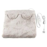 Hli-SHJHsmu New Electric Heated Warm Cosy Foot & Hand Warmer Heating Slippers Sofa Pillow (Coffee)