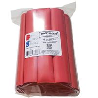 Buy Auto Supply # BAS13806R (25 Count) Red 3:1 Heat Shrink Tubing Dual Wall Adhesive Lined, Automotive & Marine Grade - Size: I.D 3/4" (19.1mm) - 6 Inch Sections