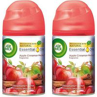 Air Wick Freshmatic Automatic Spray Air Freshener, Apple Cinnamon Medley Scent, 1 Refill, 6.17 Ounce (Pack of 2)