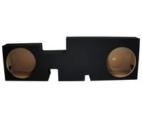 Compatible with 2017-UP Ford F-350 Supercrew Crew Cab Truck Dual 12" Sub Box Subwoofer Enclosure