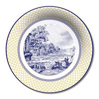 X&O Paper Goods Spode Giallo Decorative Disposable Paper Plates , 8 ct. 10.5'' D