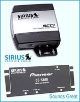 Complete Sirius Radio System for Satellite Ready PIONEER Receivers CD-SB10 + SCC1