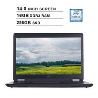 2019 Premium Dell Latitude E5470 Ultrabook 14 Inch Business Laptop (Intel Dual Core i5-6300U up to 3.2GHz, 16GB DDR3 RAM, 256GB SSD, Intel HD 520, WiFi, Bluetooth, HDMI, Windows 10 Pro) (Renewed)