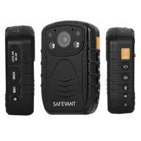 SAFEVANT 1296P HD Police Body Camera, Multi-Functional Body Worn Camera with 32GB Memory Installed