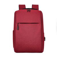 Laptop Backpack,Slim Computer School Bag, Business Case with USB Charging Port, Fits 15.6 Inch Laptop Bookbag Travel Backpack (Red)