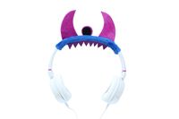 Gabba Goods Premium Plush Design Monster Over The Ear Comfort Padded Stereo Headphones AUX Cable | Earphones