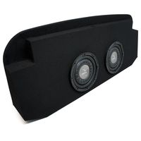 Compatible with 2002-2013 Chevy Avalanche Behind Seat Harmony F104 Dual 10" Sub Box Enclosure