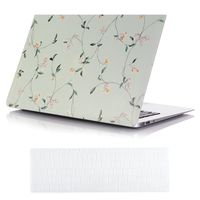 Macbook Pro 15.4 Inch with Retina Display Case and Keyboard Cover,Sunway Ultra Thin Beautiful Floral Hard Case Cover for Macbook Pro 15.4 Inch with Retina Display(A1398) - Vines
