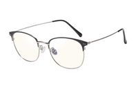 FEISEDY Half Frame Glasses Blue Light Blocking Filter Blue Ray Computer Game Glasses Women Men Eyeglasses B2494