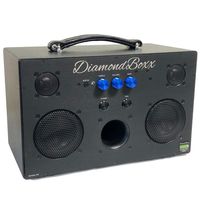 DiamondBoxx Model M3 w Big Battery - Wireless Bluetooth Speaker Powerful Loud and Clear Sound 400 Watts 40 Hours Play on Single Charge 4 amplifiers for 0 Distortion and max bass Boom All The Way up