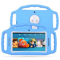 M7133 Kids Tablets 7" Display, Android 7.1 Edition Tablet for Kids, 1GB +8GB Storage, iWawa Pre-Installed, Blue Kid-Proof Case (Blue)