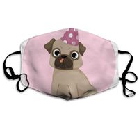 Party Pug Dust Mask,Washable and Reusable Cleaning Gardening Outdoor Activities Warm Windproof Mask