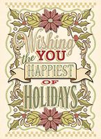 Performing Arts Handmade, Full Color Inside, Matching Envelope Happiest of Holidays Stationery Paper, 65098-12