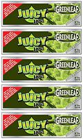 Juicy Jay's Superfine GreenLeaf {5 Packs} Flavored 1 & 1/4 Rolling Papers