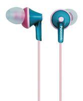 Panasonic RP-HJE165-AP Earset Stereo Earphones For Smartphones Blue/Pink