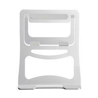 Laptop Stand, Silver Aluminum Office Laptop Lift Stand Foldable Portable Laptop Bracket Radiator Shelf