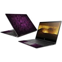 MightySkins Skin Compatible with HP Envy x360 Convertible 13" (2018) - Purple Style | Protective, Durable, and Unique Vinyl Decal wrap Cover | Easy to Apply, Remove | Made in The USA